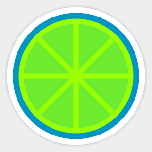 Citrus Lime Slice Sticker